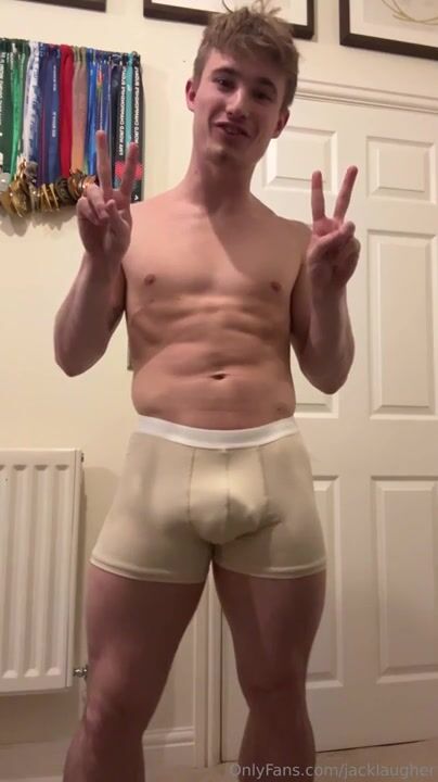 Jack laugher bande dur en slip bronzé