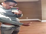 Bbc jacked in mirror by muscle stud