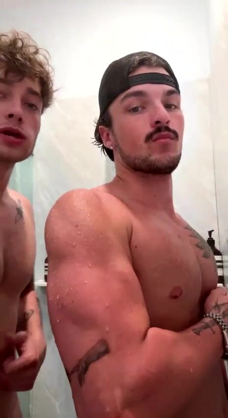Jackson & luca shower fuck