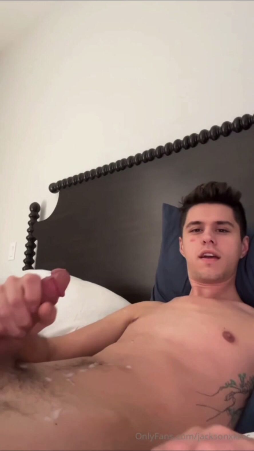 Jackson krecioch strokes big dick and assplay