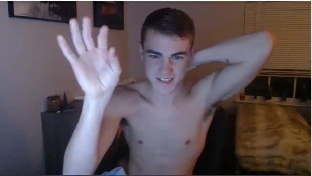 Lindo chico de cámara jake se corre duro