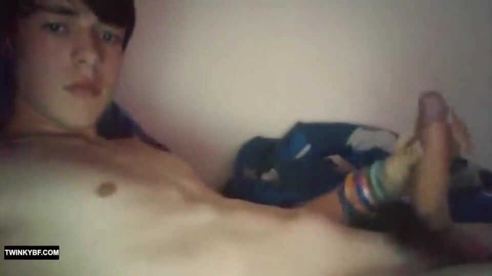 Jason flaunts his big teen cock