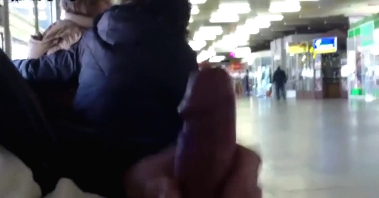 Jerk off before boarding