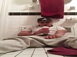 Jerking his hard cock - gayboy.ca