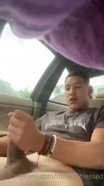 ファンはバーニーの車でオナニー