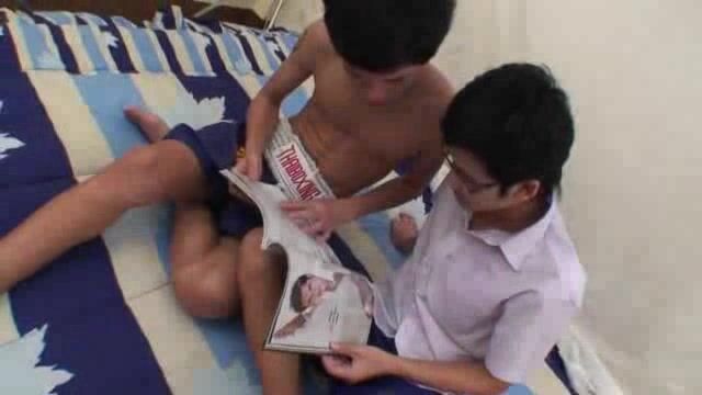 Juicy oriental homosexual twinks suck and bare plow boys porn