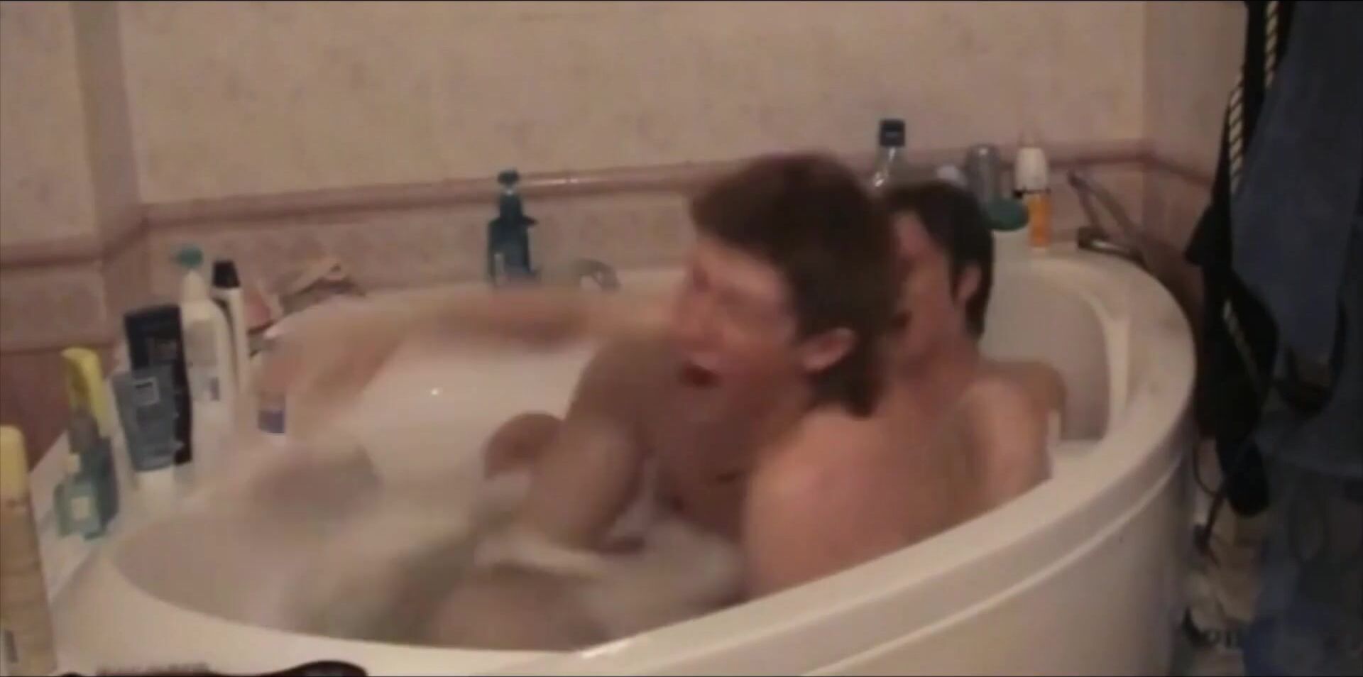Russian boys bathtub twink tube play