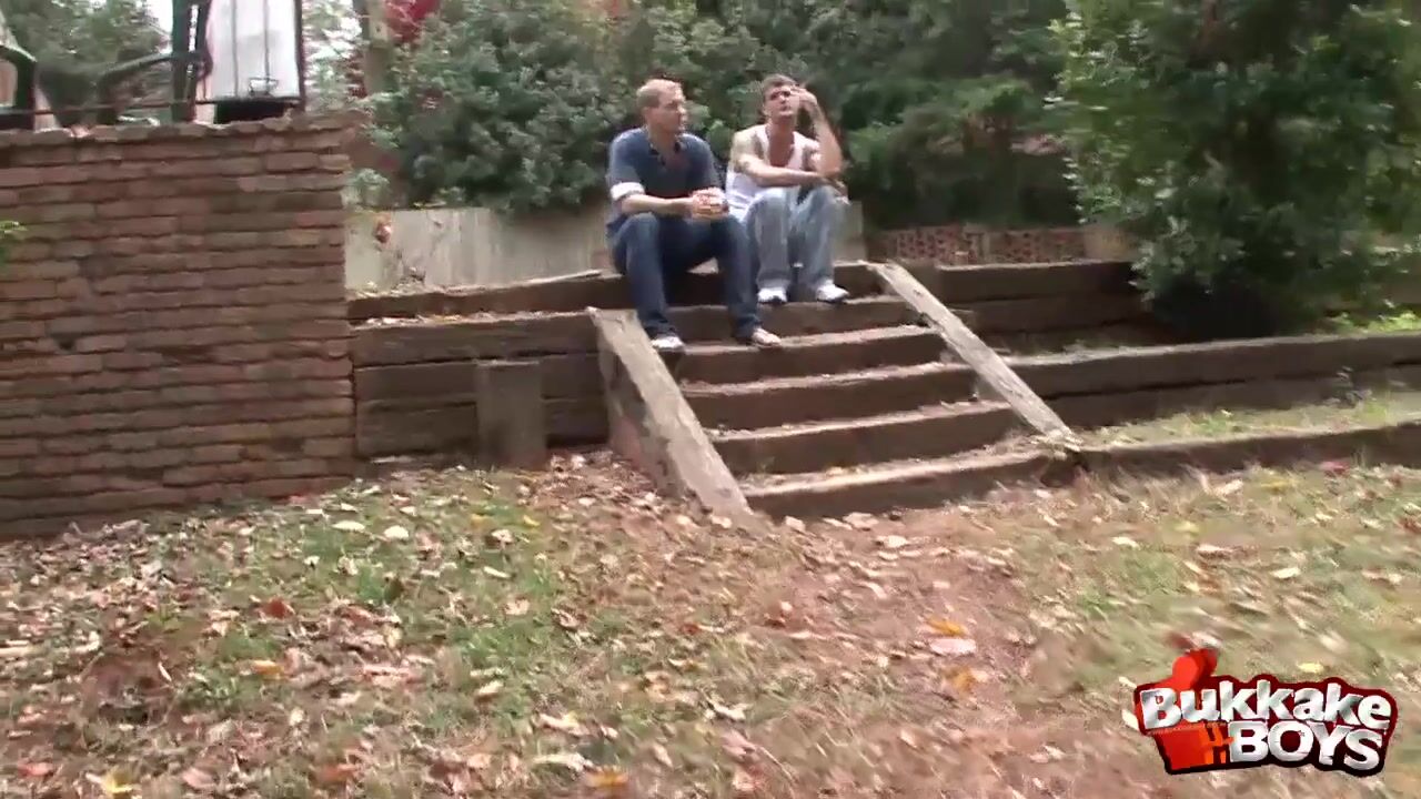 Justin cox takes raw cock in intense gang bang