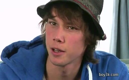 Justin lebeau, jerks and cums all over himself - gay twink porn