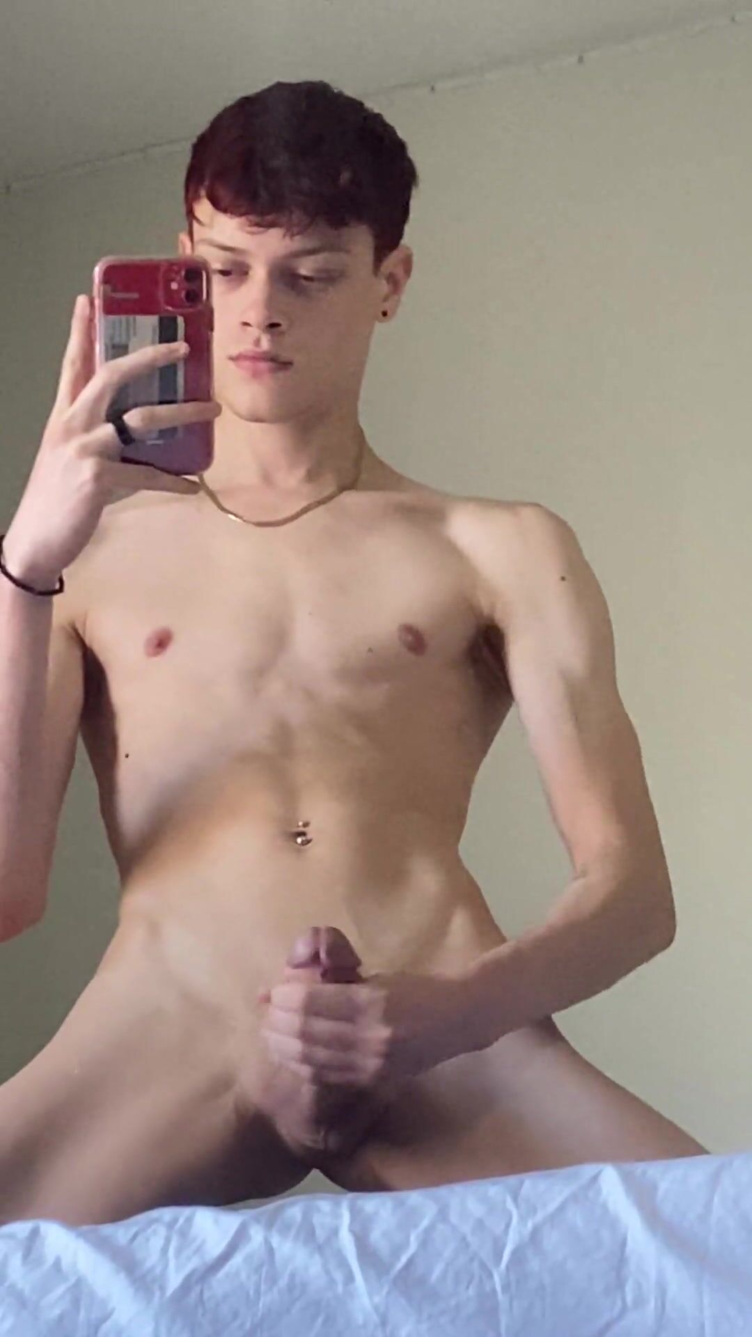 Kneeling wank