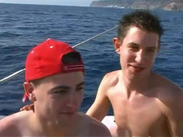 Lads tropical yacht holiday gay porn videos