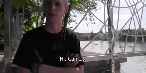 Cute twink gets paid for sex with straight boys in lake town