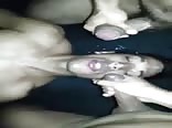 Cum blasts latino boy at sex party