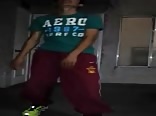 Latino twink shows off his butt