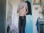 Laundry room gay cam action
