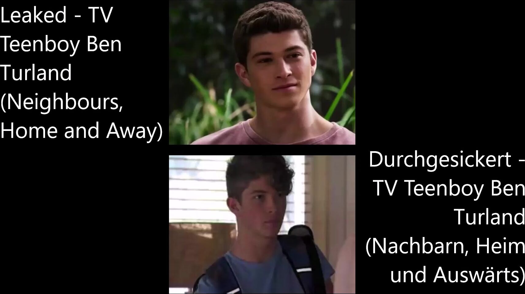 Leaked - tv teenboy ben turland (neighbours, home and away)