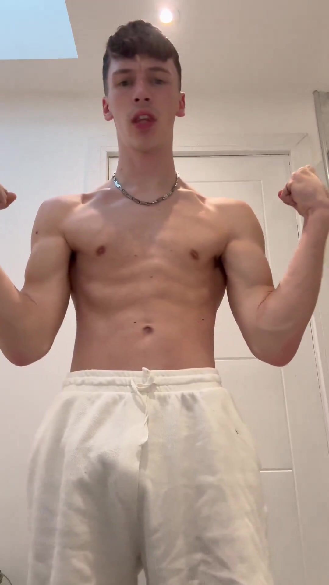 Lewis b boxers strip amateur