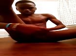 Twink strokes his hard cock 14