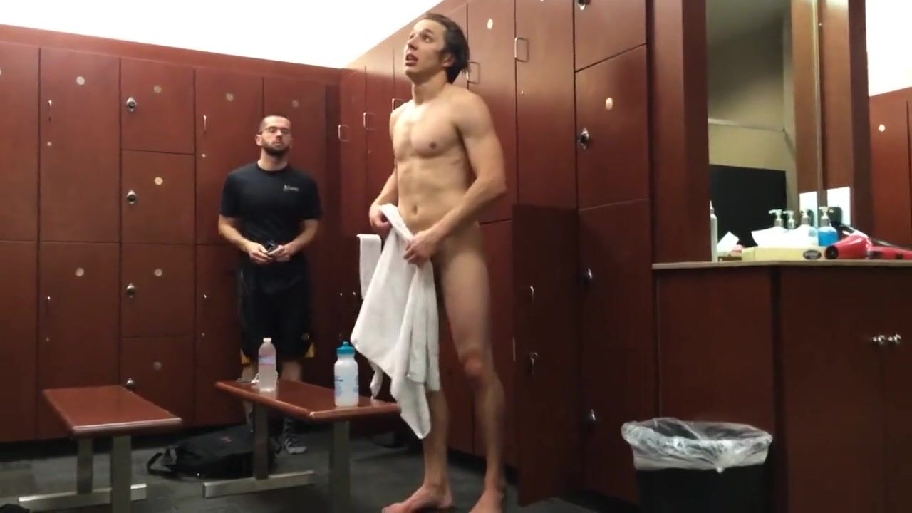 Spy catches twink peeping in locker room
