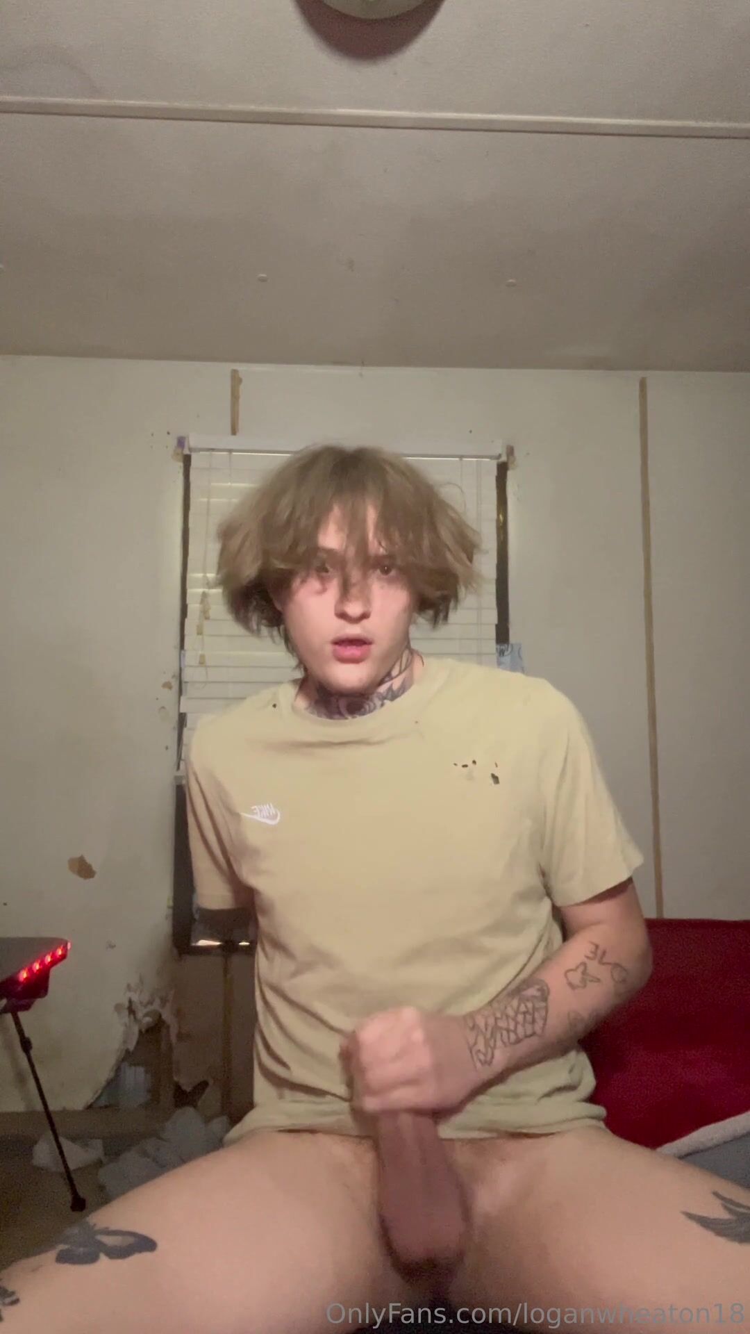 Twink loganwheaton18 wichst seinen großen schwanz
