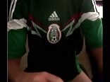 Mexican soccer twink takes raw cock bareback