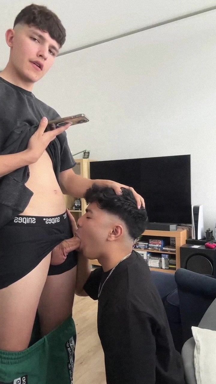 Gay boys love his hard cock
