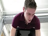 Big bdsm boy dildo fucked hard