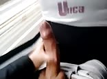Bigwacu bus wank cum