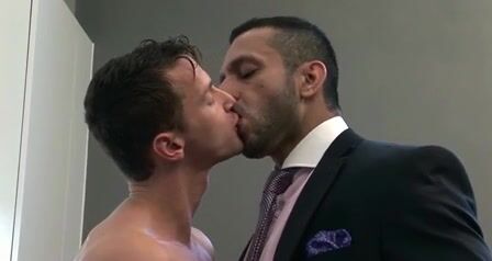 Making daddy late for work hard gay porn videos