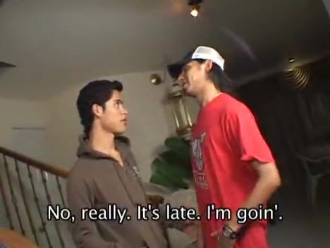 Gay porn videos: making his girlfriend wait