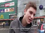 Mall boy takes bareback cock for cash
