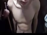 Manato gives blowjob and cumshot