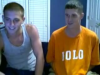 Marine twink & muscle daddy bareback cock show