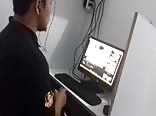 Masturbate in front of the computer