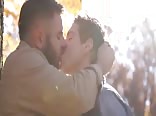 マイクのチンポで林で生セックス