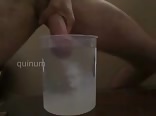 Milk in the glass