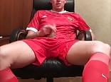 Mityachezz se masturba en equipación de fútbol