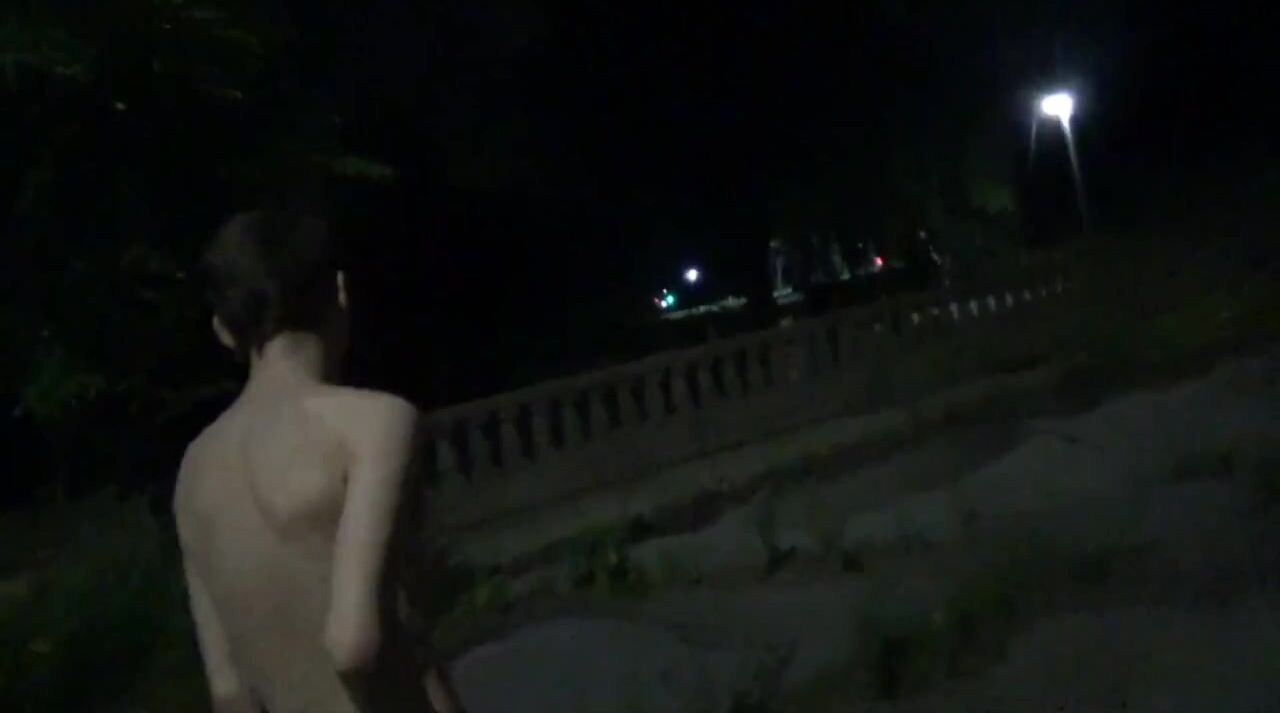 Model playing with myself in public