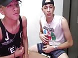 Montlol twink daddy muscle bareback cock cum