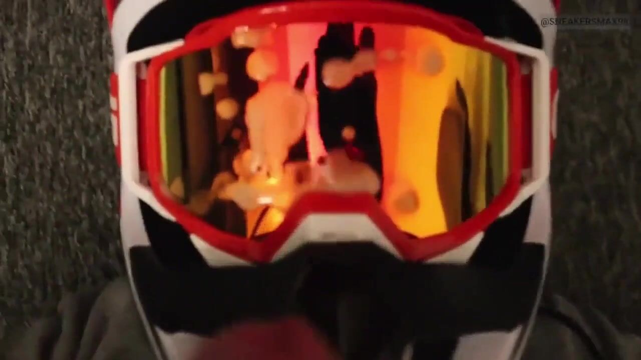 Motocross lad blows hung buddy