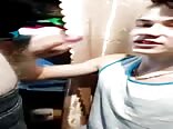 Gay cum mouth - lots of hot action