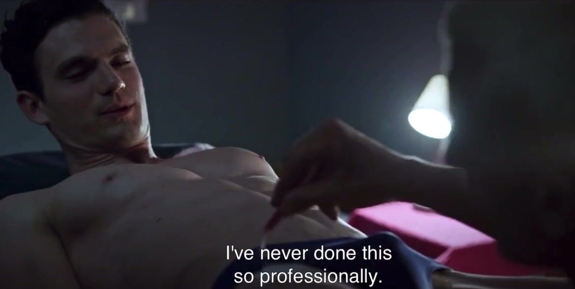Swimmer craves teammate’s bareback cock
