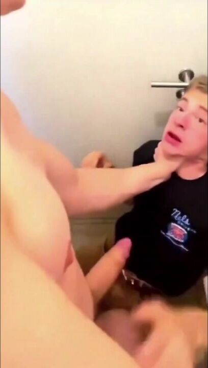 Nature made twink and daddy for raw bareback cock
