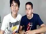 Naughty gay teen couple bareback cock fun