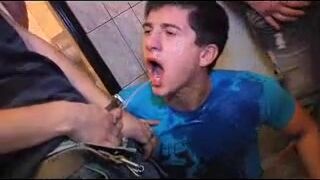 Public bathroom piss play for neil
