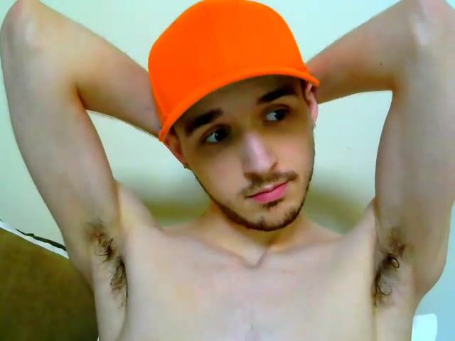 Cam boy shows off nice ass and hard cock