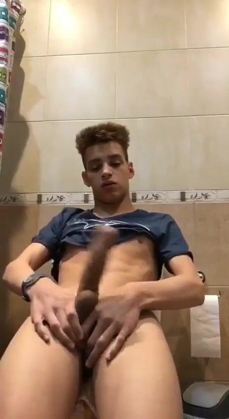 Nice boy with big cock masturbating twink porn