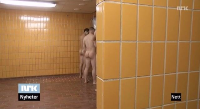 Norwegian twinks shower locker room bareback