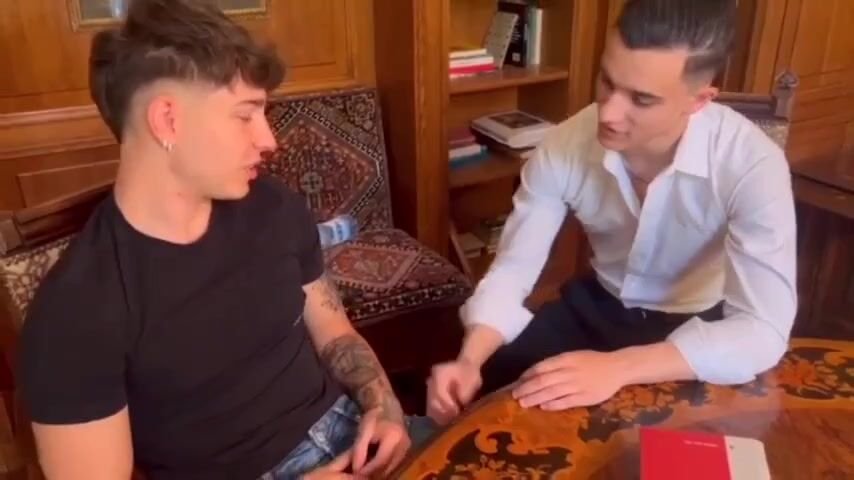 Twink fucks not studying sex