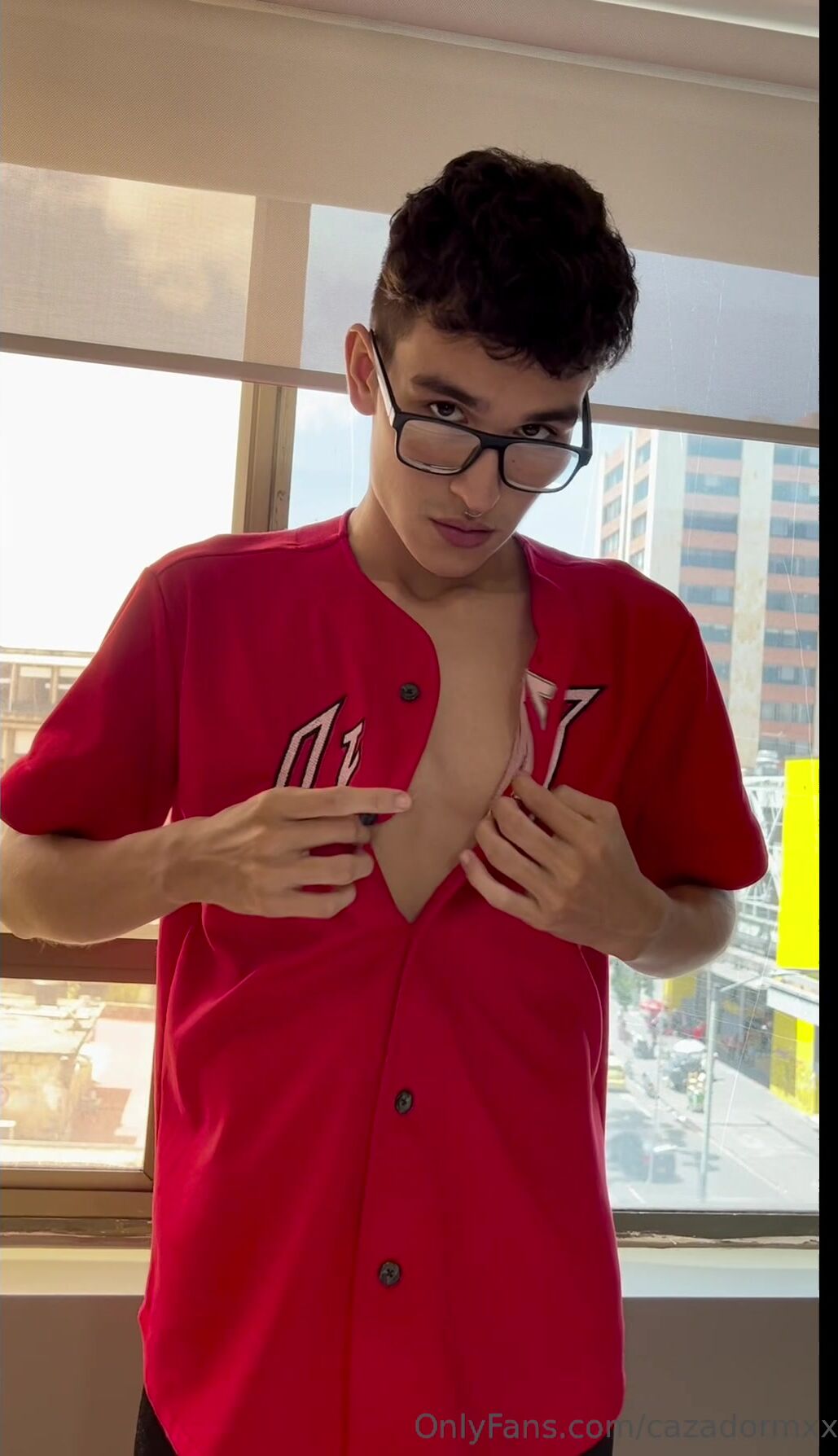 [of] red shirt, hot ass, big dick